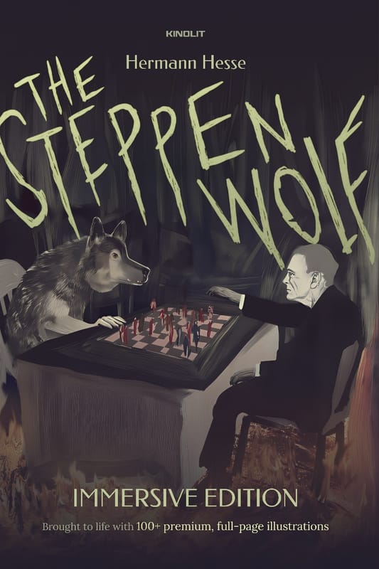 The Steppenwolf illustrated edition cover